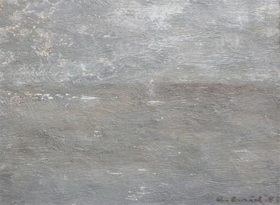 § Richard Eurich (1903-1992), Deep Sea & Clouds, 5 x 6.5in.